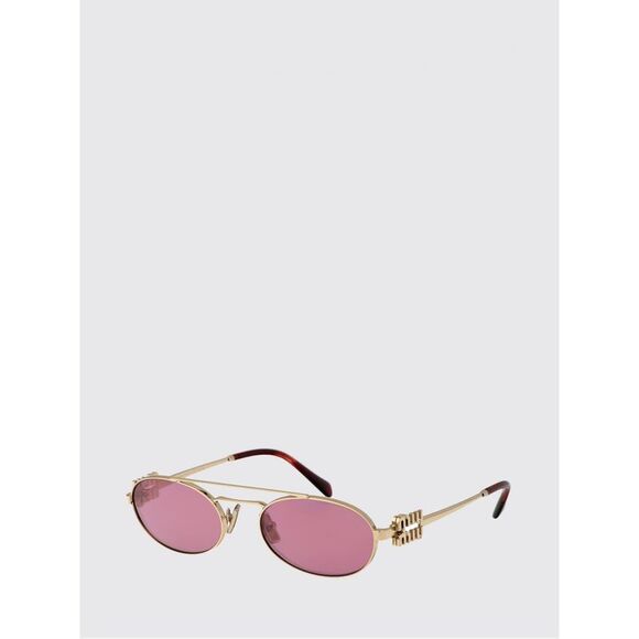 Miu Miu Sunglasses Woman Gold